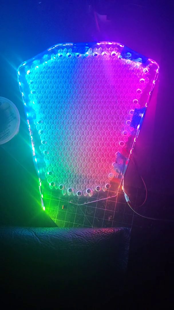 Textured acrylic sheet